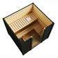SaunaLife Model G2B Garden Series Outdoor Home Sauna Kit, DIY, Paint Included, Up to 4 Persons