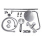 SaunaLife Barrel Shower Model R3 Rain-Series Outdoor Barrel Shower Kit 53"Wx90"H