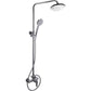 SaunaLife Barrel Shower Model R3 Rain-Series Outdoor Barrel Shower Kit 53"Wx90"H