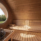 SaunaLife Model G11B Garden Series Outdoor Home Sauna Suite Kit, DIY, Paint Included, Up to 8 Persons