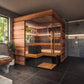 ThermaSol Astra 4-Person Indoor Semi Panoramic Glass Sauna Cabin
