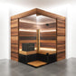 ThermaSol Astra 4-Person Indoor Semi Panoramic Glass Sauna Cabin