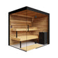 ThermaSol Lumaria 2-5 Person Indoor Glass Sauna Cabin