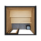 ThermaSol Spectra 4-Person Fully-Assembled Outdoor Sauna Cabin