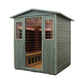 Thermora Eterna 4-Person Full-Spectrum Low EMF Carbonized Composite Infrared Sauna Room