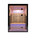 Thermora Luxury 2-Person Canadian Hemlock Wood Far Infrared Home Sauna