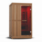 Finnmark FD-4 Trinity Infra-2-Person Home Sauna with Infrared & Traditional Heater 48"W x 48"D x 83"H
