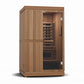 Finnmark FD-4 Trinity Infra-2-Person Home Sauna with Infrared & Traditional Heater 48"W x 48"D x 83"H
