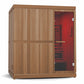 FD-5 Trinity XL Infra-Steam Sauna 4-Person with a traditional Sauna Heater, 75"W x 64"D x 83"H