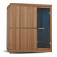 FD-5 Trinity XL Infra-Steam Sauna 4-Person with a traditional Sauna Heater, 75"W x 64"D x 83"H