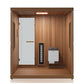 FD-5 Trinity XL Infra-Steam Sauna 4-Person with a traditional Sauna Heater, 75"W x 64"D x 83"H