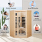 Thermora Premium 2-Person Corner Space Infrared Wooden Sauna Room