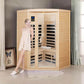 Thermora Premium 2-Person Corner Space Infrared Wooden Sauna Room