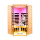 Thermora Premium 2-Person Corner Space Infrared Wooden Sauna Room